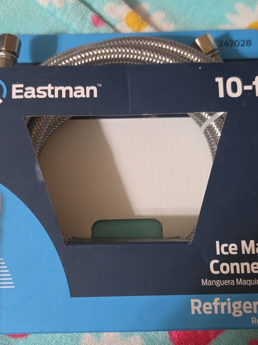 Silver Refrigerator Ice Maker Water Line Connector
